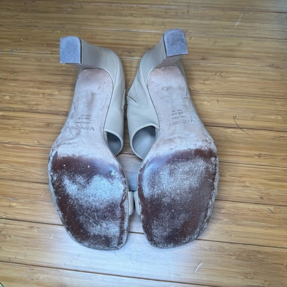 Vince size 11M Sandal/heal. Quinn,Cappuccino Le. - Picture 8 of 9